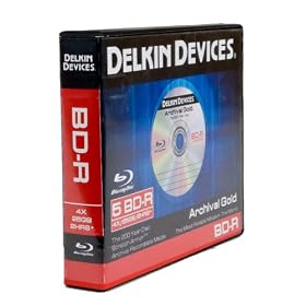 Delkin Devices DDBD-R 5 BIND 4X 5 Pack BD-R in 10 Pack Binder by 