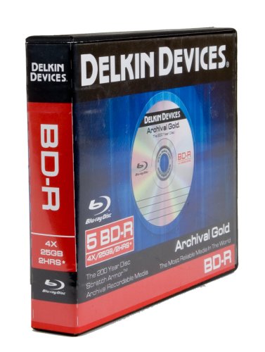 Delkin Devices DDBD-R/5 BIND 4X 5 Pack BD-R in 10 Pack Binder