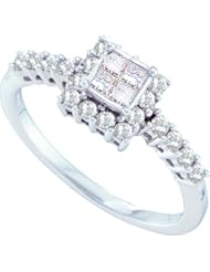 0.50CTW DIAMOND INVISIBLE RING