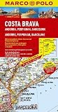 MARCO POLO Karten 1:200.000 Costa Brava - Andorra, Perpignan, Barcelona: Mit landwirtschaftlich sch&ouml;nen Strecken und Sehensw&uuml;rdigkeiten - .. - Entfernungstabelle, Ortsregister, 3 Citypl&auml;ne - Mairdumont