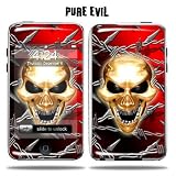 Apple iPod Touch Protective Vinyl Skin 2G 3G 2nd 3rd Generation 8GB 16GB 32GB - Pure Evil