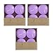 Mega Candles 12 pcs Unscented Lavender Floating Candles, Hand Poured Wax Candle 2 Inch Diameter, Home Décor, Wedding Receptions, Baby Showers, Birthdays, Centerpieces, Celebrations, Meditations, Spas