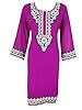 Women Georgette Tunic Long Kurti Caftan Boho Dress Ethnic Wear (Chest:42")