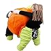 iiniim Pet Dog Cat Carrying Pumpkin Halloween Costume Fancy Party Jacket Apparel (M)