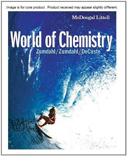Laboratory Experiments World of Chemistry by Zumdahl, Steven S., Zumdahl, Susan A. [Cengage Learning,2007] [Paperback] 2ND EDITION
