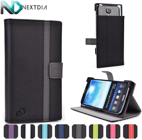 Asus Fonepad Note FHD6 Case Cover with Slide Backing for Camera Access | Black and Smoke Grey + ND Velcro Tie