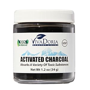 Activated Charcoal Powder (1.2 oz glass jar)