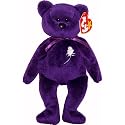Princess the Purple Teddy Bear (Princess Diana) - MWMT Ty Beanie Babies