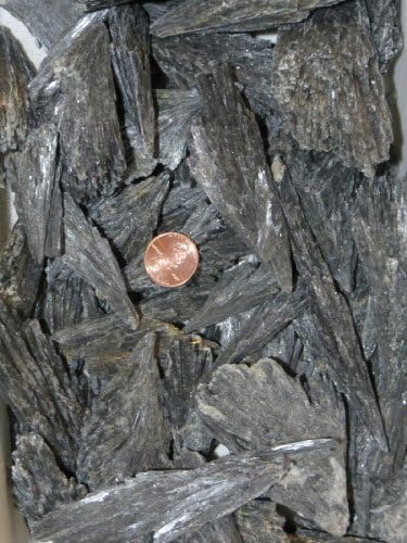 Black Kyanite Blades Wholesale Bulk 1/4 Lb