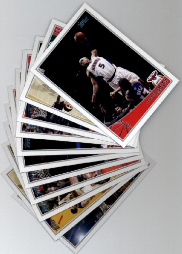 2009 10 Topps Basketball Atlanta Hawks Complete Team Set of 11 cards including Mike Bibby, Mario West, Joe Johnson, and more!