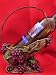 Wine Grapes Bottle Basket Wine Bottle Holder with Topper