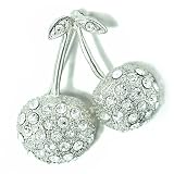 Cherry Studded Pin Brooch
