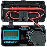 all-sun Digital Multimeter / DMM / Multi Tester Amp / Ohm / Volt Meter, w/ Diode and Continuity Test Pocket Size