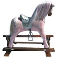 Rocking Horse  "Pink Princess" Large 107cm Pink Rocking Horse