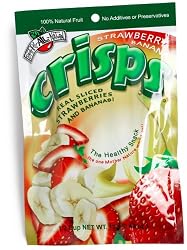 Brothers-ALL-Natural Strawberry/Banana Crisps, 0.42-Ounce  Bags (Pack of 24)