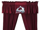 NHL Colorado Avalanche 5pc Jersey Curtains and Valance Set