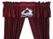 NHL Colorado Avalanche 5pc Jersey Curtains and Valance Set
