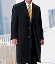 Wool Herringbone Topcoat (GREY, 38 SHORT)