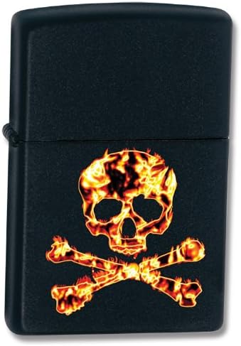 Zippo "Confederate Flag" Lighter with Satin Chrome Finish