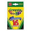 BINNEY & SMITH / CRAYOLA Classic Color Pack Crayons, Wax, Standard Size, Peggable Tuck Box, 16 Colors/Box