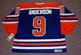 GLENN ANDERSON Edmonton Oilers 1987 CCM Vintage Throwback Away NHL Hockey Jersey