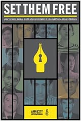 Set Them Free: Amnesty International Global Write-a-thon Poster