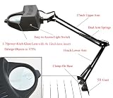 Artisan Clamp-on Swing Arm Magnifier Desk Light Magnifying Craft Lamp