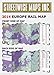 Streetwise Europe Rail Map - Laminated Railroad Map of Europe