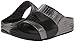 FitFlop Women's Lulu Slide Weave, Pewter, 9 M US