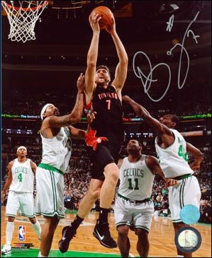 Andrea Bargnani Toronto Raptors Autographed/Hand Signed 8X10 Photo
