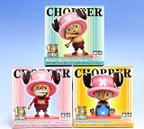 ワンピース チョッパー組立式フィギュア４ ONE PIECE バンプレスト（全３種セット＋ポスターおまけ付き）イメージ