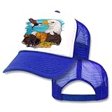 Bald Eagle Nature Mesh Trucker Hat Cap