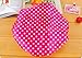 Waterproof Women Shower Caps Bath Cap VANORIG Cute Double Layer Satin Lined Shower Cap for Women,Pack of 1 (Peach Dots)
