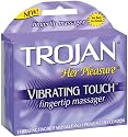 Trojan Her Pleasure Vibrating Touch Fingertip Massager