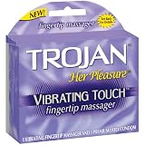 Trojan Her Pleasure Vibrating Touch Fingertip Massager by Trojan