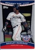 2012 Topps Opening Day Stars Baseball Card # ODS-14 Hanley Ramirez - Miami Marlins (ENCASED MLB Trading Card)