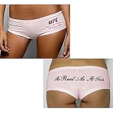 UFC Womens Booty Shorts  Pink, Medium