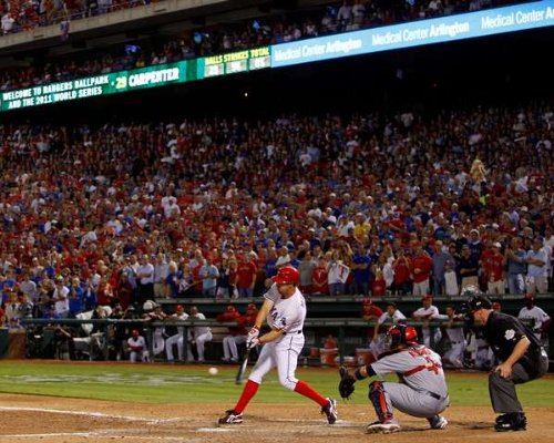 David Murphy, Texas Rangers, World Series Game 5, 10/24/2011
