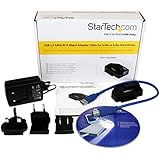 StarTech.com SuperSpeed USB 3.0 to SATA III Adapter - USB 3 to SATA 3 Converter Adapter for 2.5in or 3.5in HDD and SSD Drives - 6 Gbps