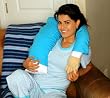 Boyfriend PillowTM- Companion Pillow Micro Beads - Mooshi squeeze and soft si...