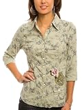GUESS Rosie Top, URBAN GREEN MULTI (XS)