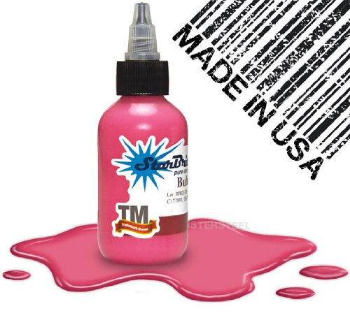 1/2 oz STERILE Starbrite BUBBLEGUM PINK Tattoo Ink NEW