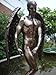 Bronzed Finish Nude Male Angel Statue Sculpture