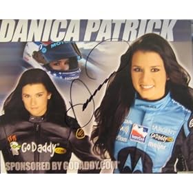 Danicka Patrick 8x10 Color AUTOGRAPHED Photo GoDaddy