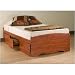 Prepac Twin Mates Bed - Cherry