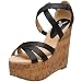 Playboy Women's Parry Cork Criss Cross Ankle Strap