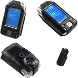 AUTHENTIC CELLET ELITE LAMBSKIN LEATHER CASE (with detachable belt clip) for HTC Wizard / 8125 / 8100 / MDA (USA) / K-JAM - RETAIL PACKAGING