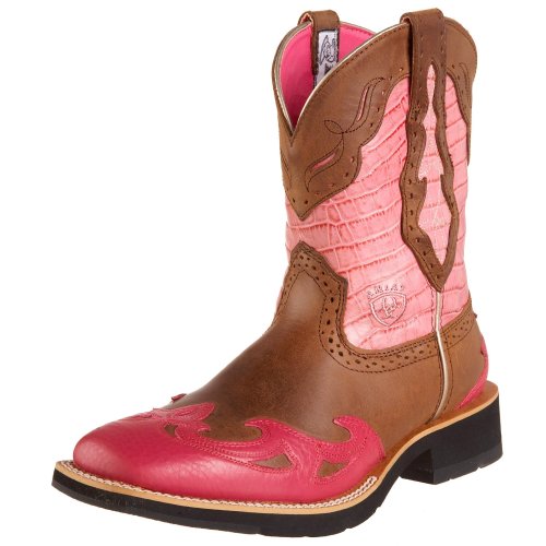 Ariat Women's Show Baby Square Toe Wing Tip Boot