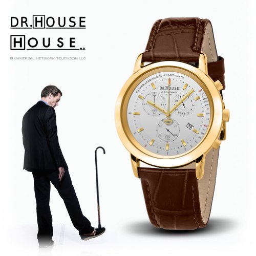 Kronsegler DR.HOUSE Damen Chronograph vergoldet-silbern Preisvergleich