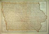 C1902 MAP IOWA AMERICA DES MOINES MATTHEWS NORTHRUP